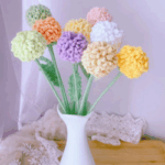 Crochet Pingpang Flower