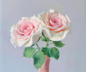 Crochet Big Thai Rose