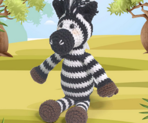 crochet zebra pattern free